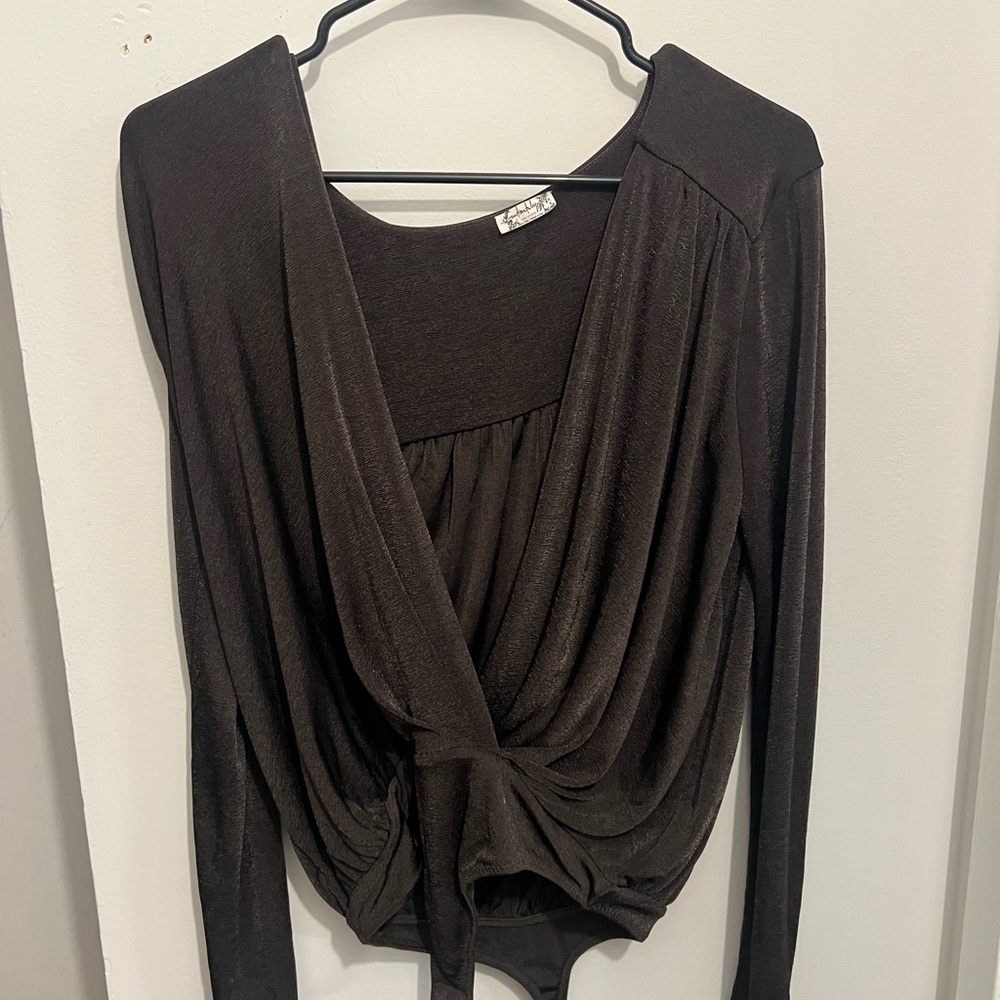 Free people  Long-Sleeve Bodysuit